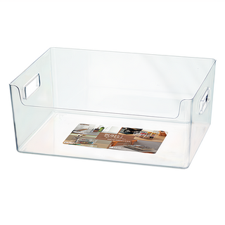 KEYWAY 聯府 TLS-840 閃亮PET開放式收納盒 2個, 透明