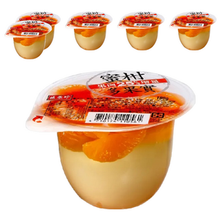 盛香珍 蜜柑多果實果凍, 180g, 6個