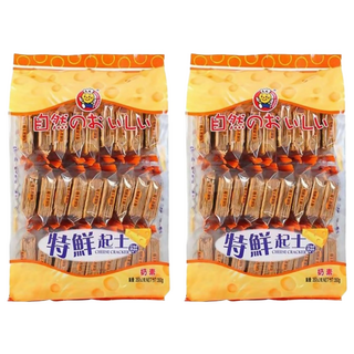 日日旺 特鮮起士餅 超薄特濃 小包裝設計 奶素可食, 350g, 2包