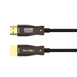 POLYWELL 寶利威爾 HDMI AOC光纖線 2.0版, 8m, 1條