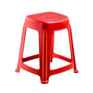 KEYWAY 聯府 花園止滑椅 39.9 x 36.3 x 47cm, 紅色, 1個