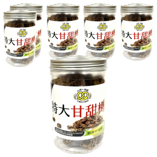 台灣親親 特大甘甜梅 酸甜好滋味, 190g, 6罐