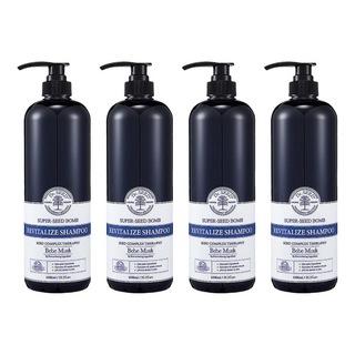 Dr.SEED 柔敏香氛洗髮精 寶寶香 含印加果油/燕麥/黑豆成分 保濕鎖水 給予髮絲充足營養, 1L, 4瓶