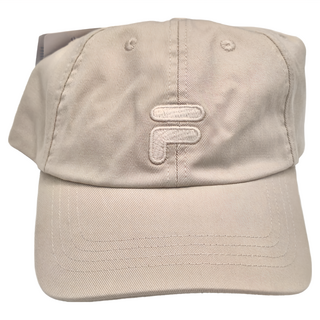 FILA 經典LOGO帽, 100%棉, 台灣製, HTY5006IV, 不適用