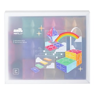 MNTL 夢想家 磁力片組合108p, 粉彩色, 1組