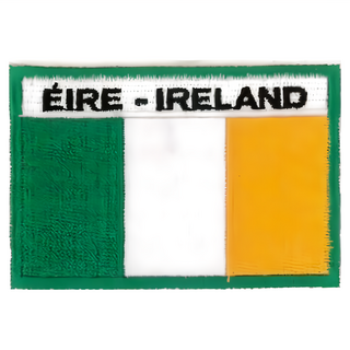 A-ONE 匯旺 愛爾蘭國旗刺繡布貼 Set 2個 8x5cm 聚酯纖維 台灣製, 彩色
