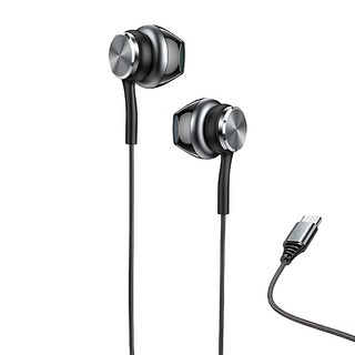 yesido Type-C 入耳式線控耳機 40g 黑色 YH41