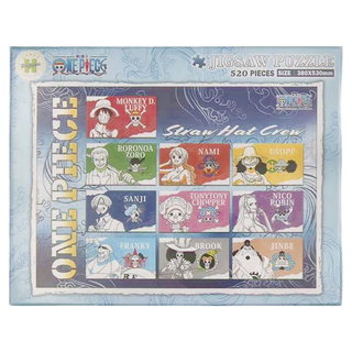 HUNDRED PICTURES 百耘圖 航海王草帽一行人3 拼圖, 520片, 380x530mm, HP0520-255, 1盒