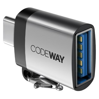 CODEWAY USB 3.0 Type-A to Type-C OTG轉接頭, TGA2C, 1個