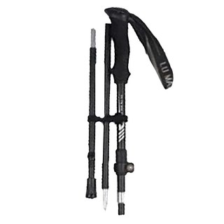 MICHAEL FITNESS 麥克健身 7系鋁合金折疊登山杖 黑色 270g 輕巧耐用 登山健行, 1支