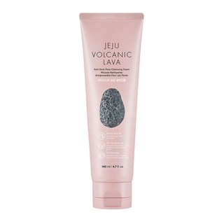 THE FACE SHOP 菲詩小舖 濟州火山泥毛孔磨砂洗面乳 140ml 深層清潔毛孔, 1條