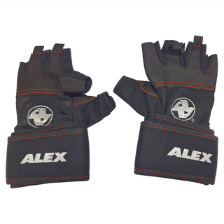 ALEX SPORTS POWER 手套，魔鬼氈腕帶設計，拉片設計方便穿脫, S, A-38, 1雙