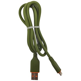 TOTU 拓途 Lightning iPhone 充電線 傳輸線 快充線 液態矽膠 CB-6 1M, 軍綠色, 1條