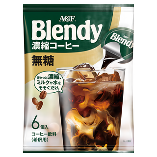 에이지에프 Blendy 포션커피 블랙, 18g, 6개입, 6개