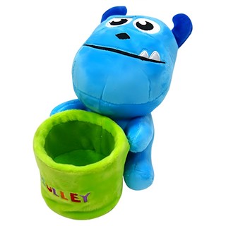 MONSTERS INC. 怪獸電力公司 毛怪毛絨置物桶 尺寸L10xH15cm, 藍色 + 綠色, 1個