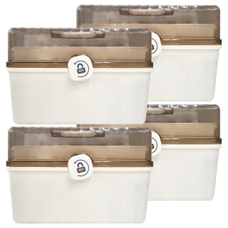 大容量透明手提醫藥箱 32 x 21 x 22cm, 4個