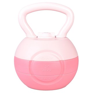 AD-ROCKET 絕美可調重灌水壺鈴 2~6kg 粉色, 居家健身必備, 時尚設計, 1148g, 1個