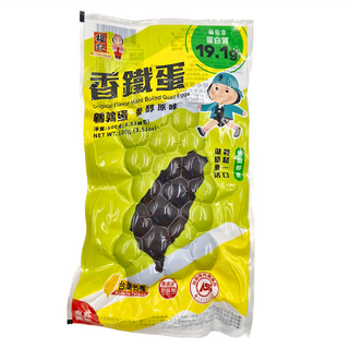 福記 香鐵蛋 鹌鹑蛋 香醇原味, 100g, 1包
