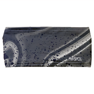 SPOX 涼感運動潮流頭巾, 21 x 10cm, 黑大理石紋, 1條