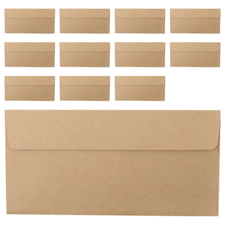 2Youngdesign 簡約橫式信封袋 規格201mm x 100mm 40入包裝, 牛皮色, 12個