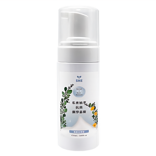SHE思高 私密植萃抗菌潔淨慕斯, 無香日用型, 150ml, 1瓶