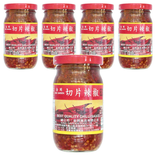 金岡 KING GARDEN 切片辣椒, 特選辣椒醬, 230g, 5罐