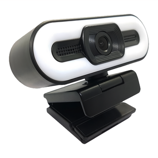 Neon 台灣霓虹 直播遠距教學美顏補光攝影機麥克風, 1080P全高清 90°超大廣角視野 AF自動對焦 360°旋轉底座, MCW6, 不適用