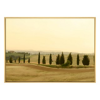 浪漫主義 田野 壁畫, 42 x 59.4cm, 木框