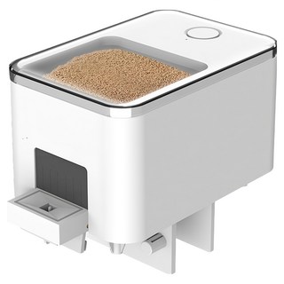 YORI CAR 優里 自動餵魚器 白色, 1個