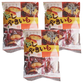 幸福堂 甘藷和果子, 日本原裝進口, 道地日式傳統點心, 香甜烤番薯風味, 155g, 3袋