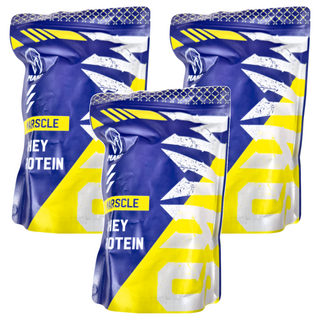 MARS 戰神 MARSCLE 濃縮乳清蛋白 原味無添加, 500g, 3包