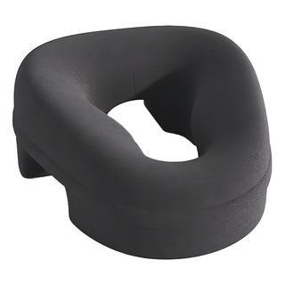 ANTIAN 美容院鏤空記憶棉按摩SPA趴枕/家用推拿枕頭/按摩頭枕/趴趴午睡枕, 深灰色, 1個