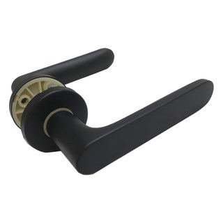 L.S 麥金牌 日規水平鎖 小套盤 LS-902 適用門厚30mm~42mm 鎖體距離51mm(黑色), 1組