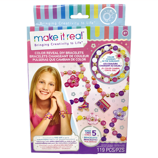 make it real 美麗夢工坊 魔力炫彩變色串珠, 5+手鍊, 1個