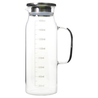 Maka 耐熱玻璃水壺, 1.6L, 透明, 1個