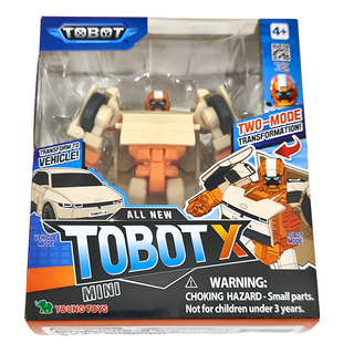 YOUNG TOYS NEW TOBOT 機器戰士 XYT01155 迷你, 雙模式變形, 1個