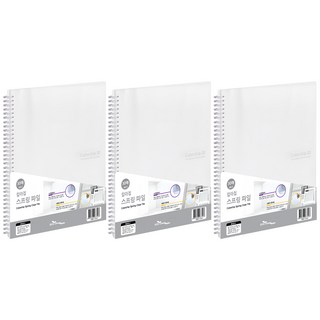 ECO Chungwoon 線圈資料夾 A4 30頁 透明, 3個