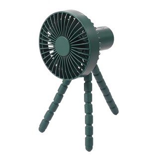 USB八爪魚隨身三腳架風扇, 綠色, 單一商品