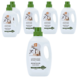 多益得 ALL Clean 酵素每日洗衣精 茉莉與香草 天然無添加, 1L, 6瓶