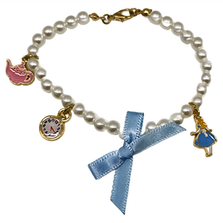 Daiso 愛麗絲夢遊仙境主題珍珠手鍊，裝飾品組合，顏色隨機, Multi-color