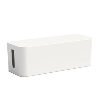 電源線收納盒, 白色, 1個
