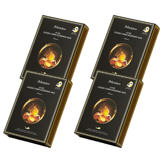 JMsolution 肌司研 黃金魚子醬滋養面膜 Set 含24K黃金 保濕面膜 10片, 4盒