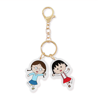 Miravivi 櫻桃小丸子 亞克力鑰匙圈 厚實耐用 精美五金, 小玉, 1個