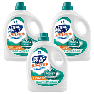 毛寶 葳香抗菌洗衣精 防霉淨味 山谷百合花香, 3kg, 3瓶