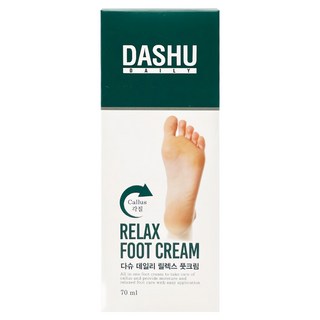 DASHU 舒緩足霜 70ml，去角質高保濕護理，清爽水果香氣, 1入, 2條