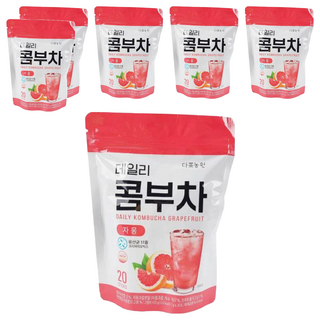 Danongwon 康普茶 葡萄柚, 5g/條, 20條, 6袋