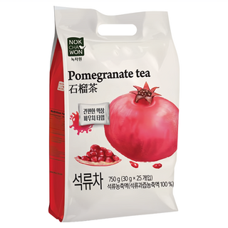 NOKCHAWON 綠茶園 石榴茶, 25包, 30g, 1袋