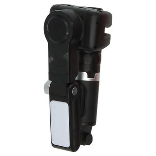 CYKE Q18 手機智能穩定器, 360°旋轉桌面三腳架, 帶補光燈, 輕巧便攜, 1個, Black