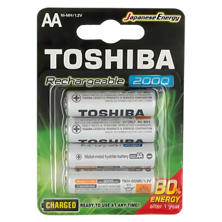 TOSHIBA 東芝 3號低自放電鎳氫充電電池 TNH-6GME, 4顆, 1組