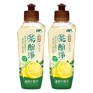 OP 茶酚淨洗潔精 檸檬茶萃, 300g, 2瓶
